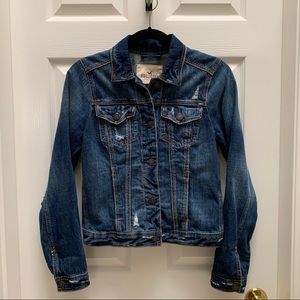 Hollister | Distressed Jean Jacket